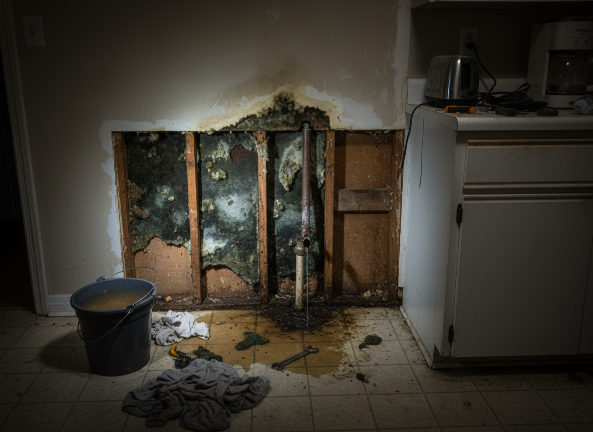 Mold Concerns After Plumbing Leaks in San Fernando Valley Kitchens