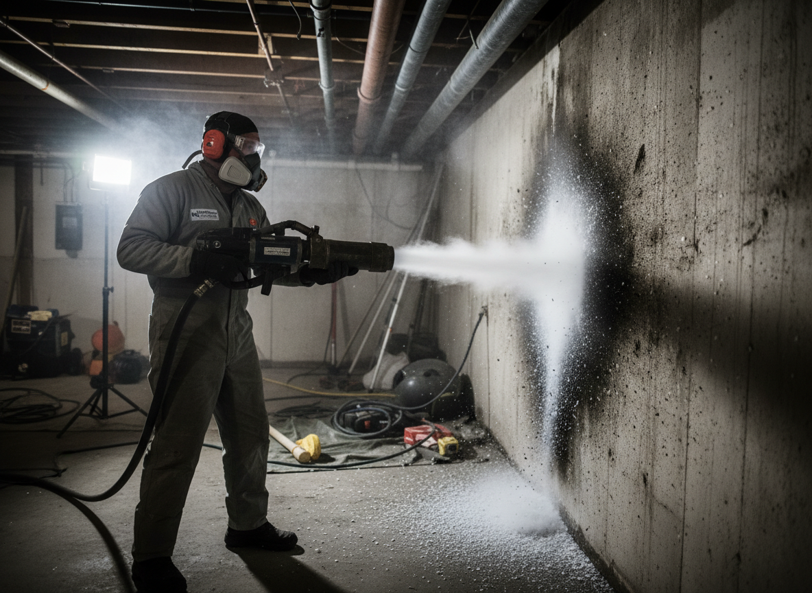 dry ice blasting mold in Northridge