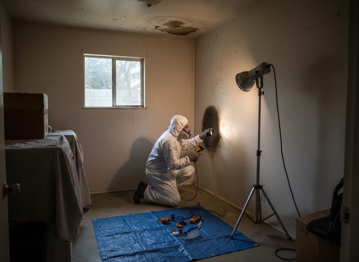 Home mold inspection in Northridge